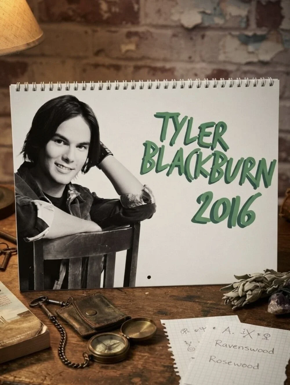 Tyler Blackburn 2016 Calendar Caleb Rivers Pretty Little Liars  Ravenswood